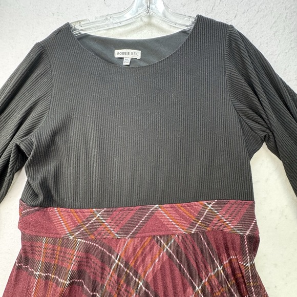 Vintage Y2K Robbie Bee Plaid Dress Size XL PXL Gothic Witchy Academia Teacher - Picture 12 of 14